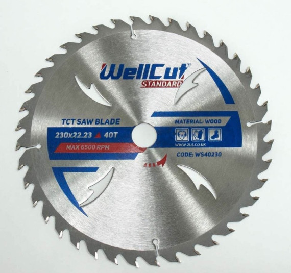 Пиляльний диск WellCut 230х22,23мм, 40Т