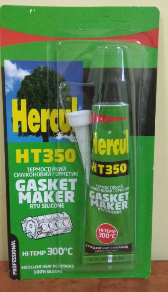 Силікон RTV ТЕРМО Hercul HT350 червоний 50мл (+300С)