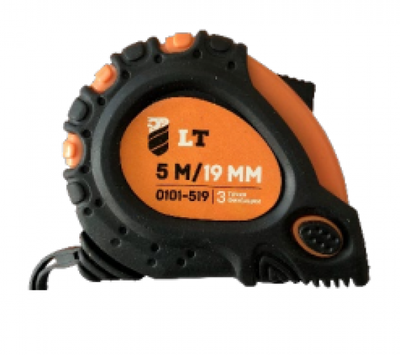 Рулетка PROSERIES (0101-525) 5*25м прогум.корпус 3стопора полотна LEV TOOLS
