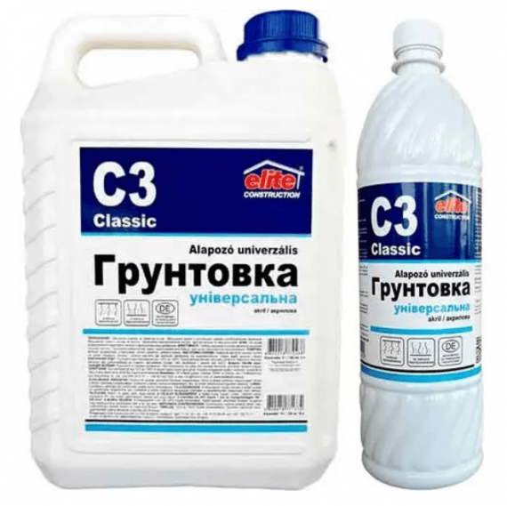 Грунтівка Класік-3 глибокопроникаюча 10л