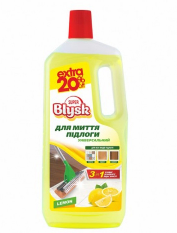 Засіб для підлоги (51578)  1,5л Super Blysk Лимон