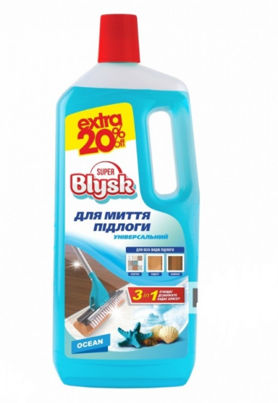 Засіб для підлоги (51561)  1,5л Super Blysk Океан