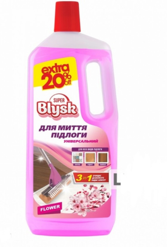 Засіб для підлоги (51523)  1л Super Blysk Квітковий