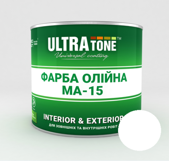 Фарба масляна МА-15 ULTRAtone біла 2,5кг