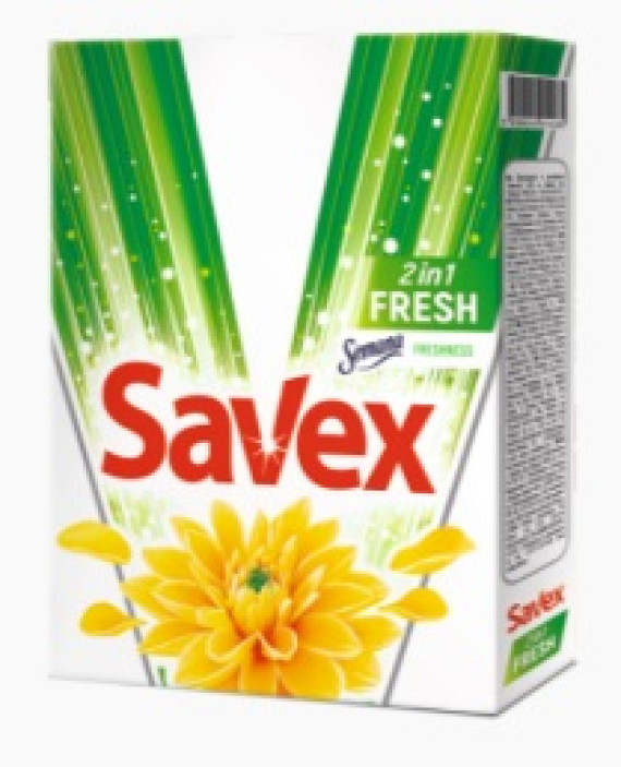 Пральний порошок SAVEX 200/411 2в1 Fresh авт 300г (22шт/ящ)